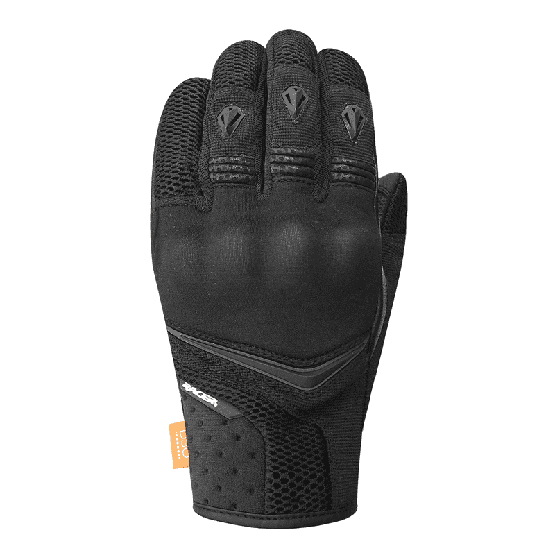 RĘKAWICE SKÓRZANO-TEKSTYLNE RACER TROOPER 4 BLACK/BLACK 
