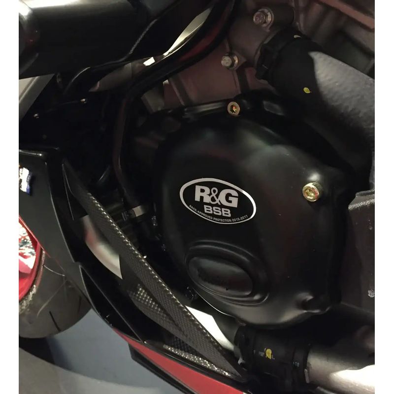OSŁONA SILNIKA RG RACING APRILIA RSV4 09-14, V4 TUONO 11-17, PRAWA STRONA BLACK