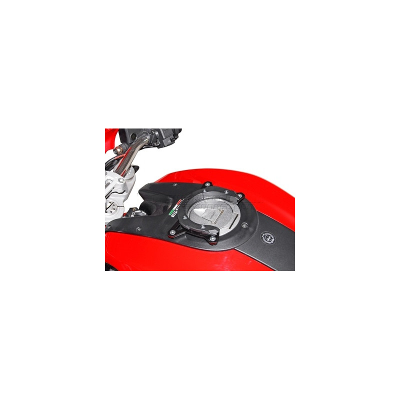 ADAPTER TANK RING EVO DO STEEL-RACK/SEAT-RACK SW-MOTECH BLACK