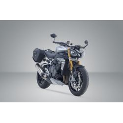 ZESTAW SAKW BOCZNYCH PRO BLAZE H I STELAŻY SW-MOTECH TRIUMPH SPEED TRIPLE 1200 RR / RS (21-) BLACK