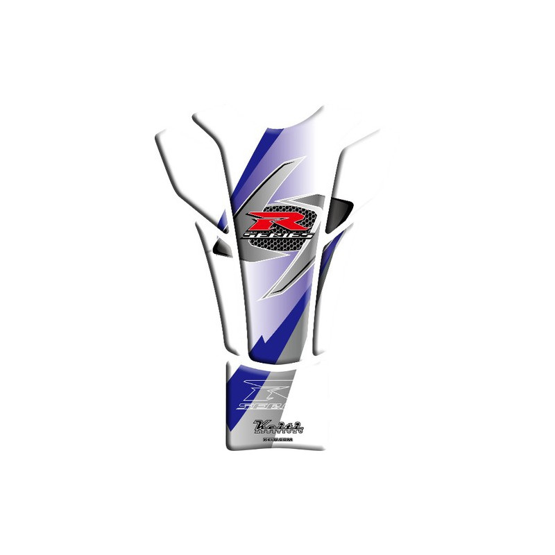 TANK PAD KEITI SUZUKI RACING WHITE