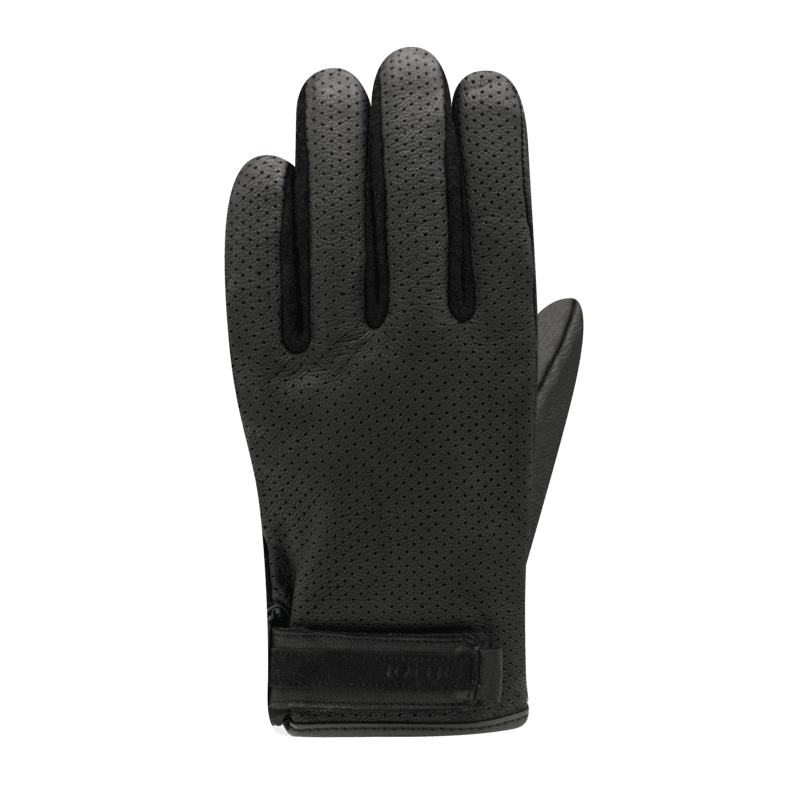 RĘKAWICE SKÓRZANE RACER TUXEDO BLACK 