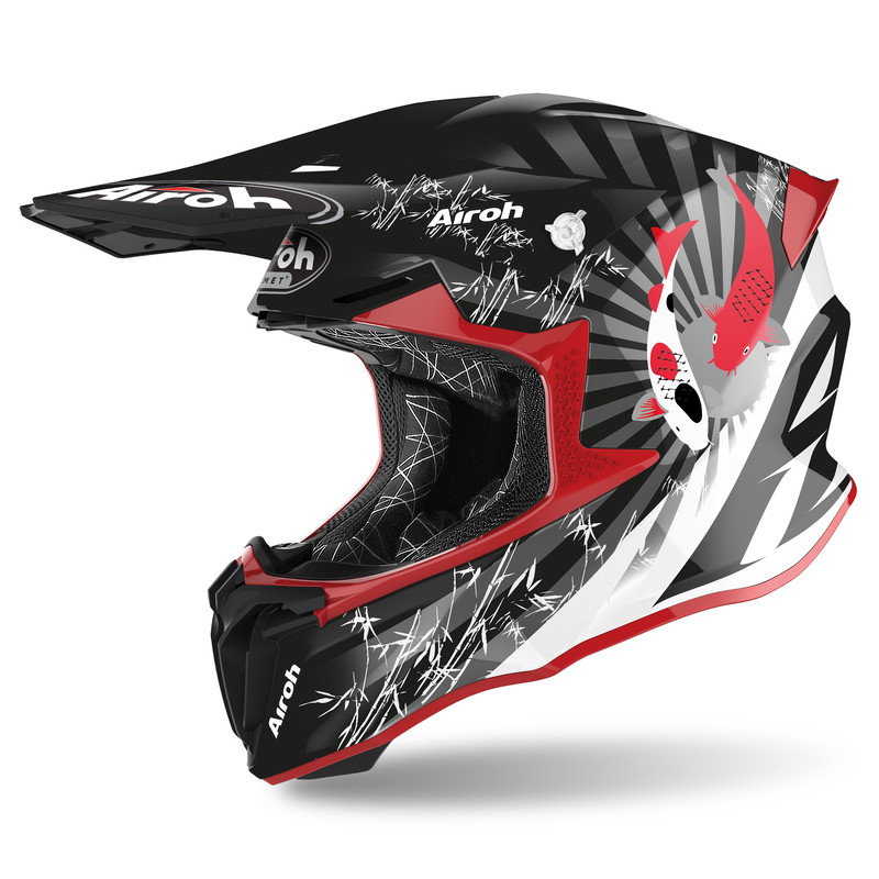 KASK AIROH TWIST 2.0 KATANA RED GLOSS 