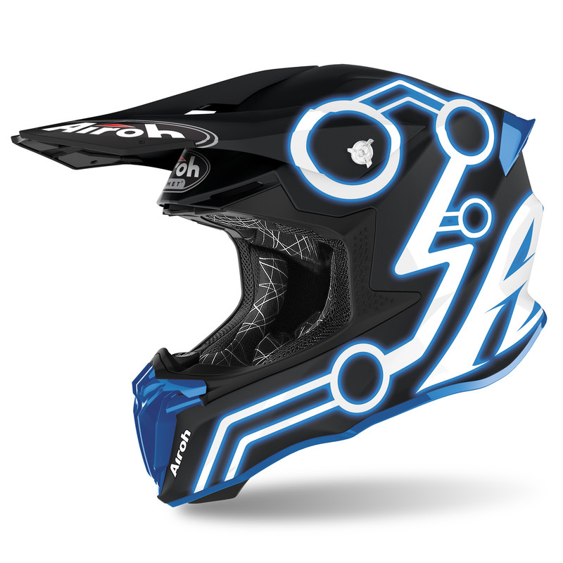 KASK AIROH TWIST 2.0 NEON BLUE MATT 