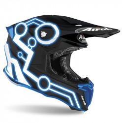 KASK AIROH TWIST 2.0 NEON BLUE MATT 
