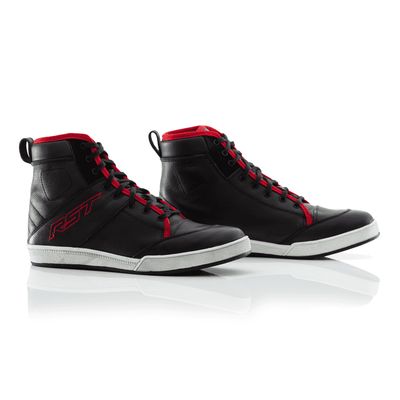 BUTY SKÓRZANE RST URBAN II BLACK/RED  (1635)