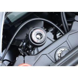 ODBOJNIKI KIEROWNICY, KAWASAKI ZX-10R 16- WHITE