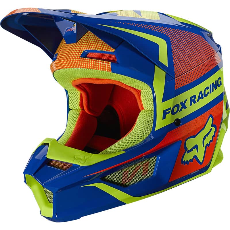 KASK FOX V-1 OKTIV BLUE  ENDURO CROSS
