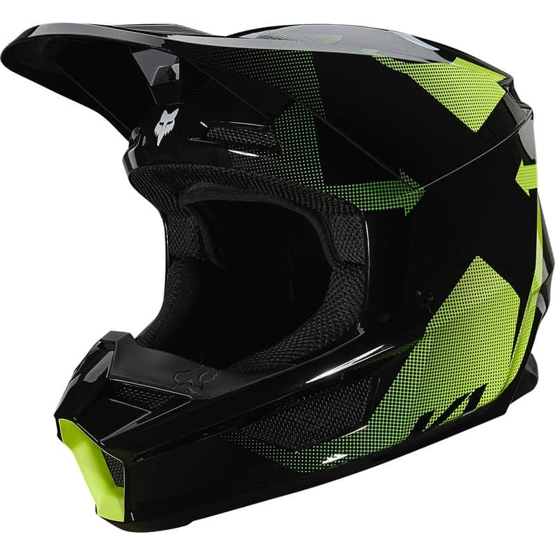KASK FOX V-1 TAYZER BLACK  ENDURO CROSS