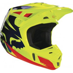 KASK FOX V-2 RACE BLUE/YELLOW  ENDURO CROSS