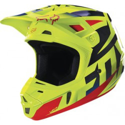 KASK FOX V-2 RACE BLUE/YELLOW  ENDURO CROSS