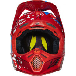 KASK FOX V-3 CAUZ RED  ENDURO CROSS