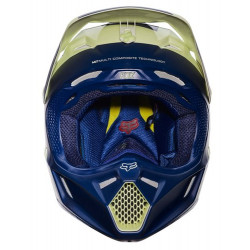 KASK FOX V-3 LIBRA INDIANAPOLIS NAVY/YELLOW  ENDURO CROSS