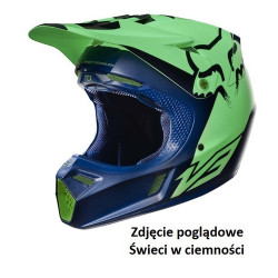 KASK FOX V-3 LIBRA INDIANAPOLIS NAVY/YELLOW  ENDURO CROSS