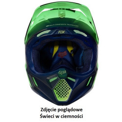 KASK FOX V-3 LIBRA INDIANAPOLIS NAVY/YELLOW  ENDURO CROSS