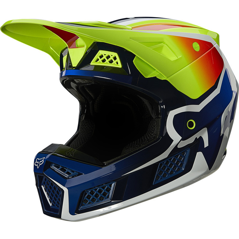 KASK FOX V-3 RS WIRED YELLOW  ENDURO CROSS