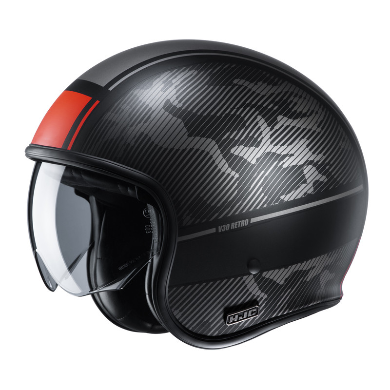 KASK HJC V30 ALPI BLACK/RED 