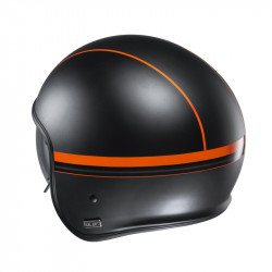 KASK HJC V30 EQUINOX BLACK/ORANGE 