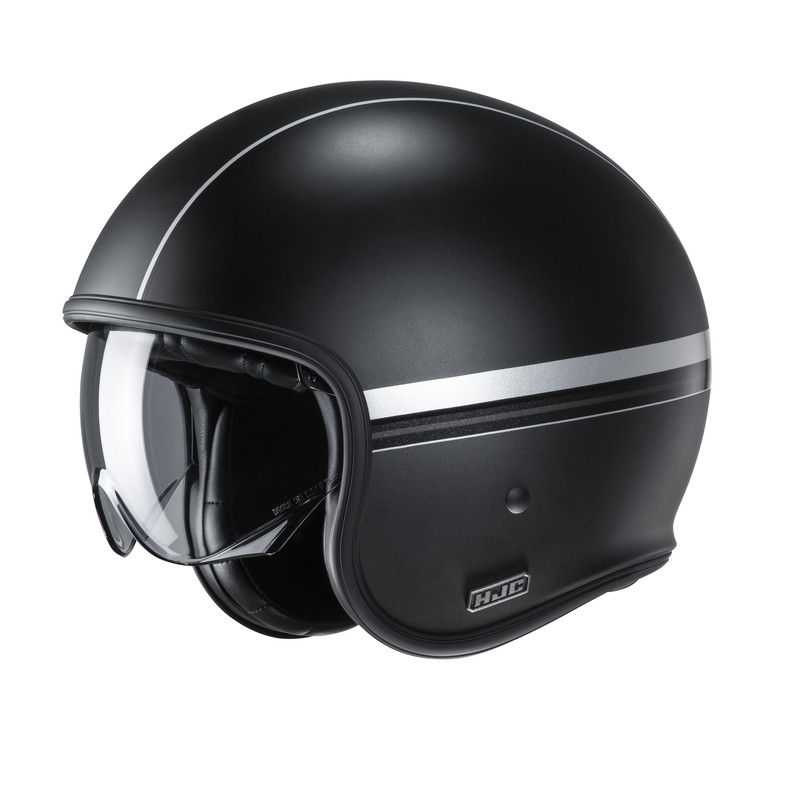 KASK HJC V30 EQUINOX BLACK/WHITE 