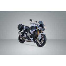 ZESTAW SAKW BOCZNYCH PR BLAZE H I STELAŻY, BMW S1000RR (12-14)/S1000R(13-12), BLACK