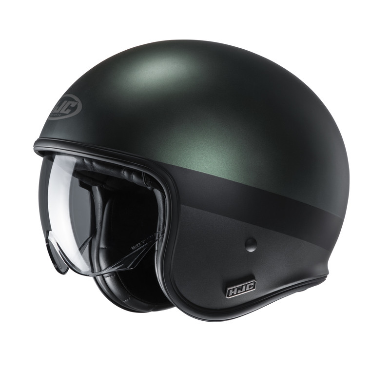 KASK HJC V30 PEROT BLACK/GREEN 