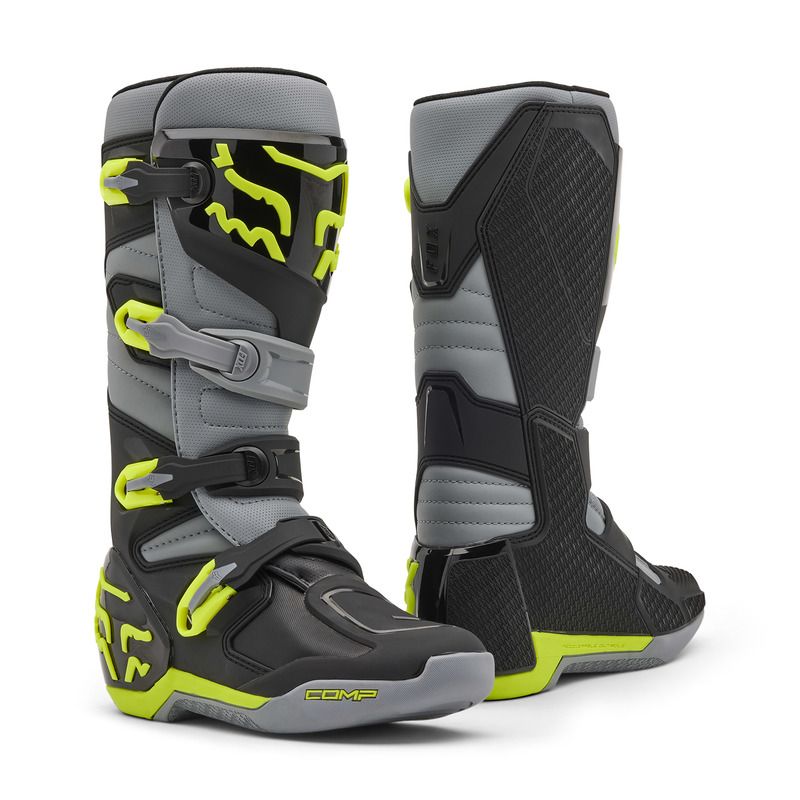 BUTY FOX COMP GREY/YELLOW  ENDURO CROSS