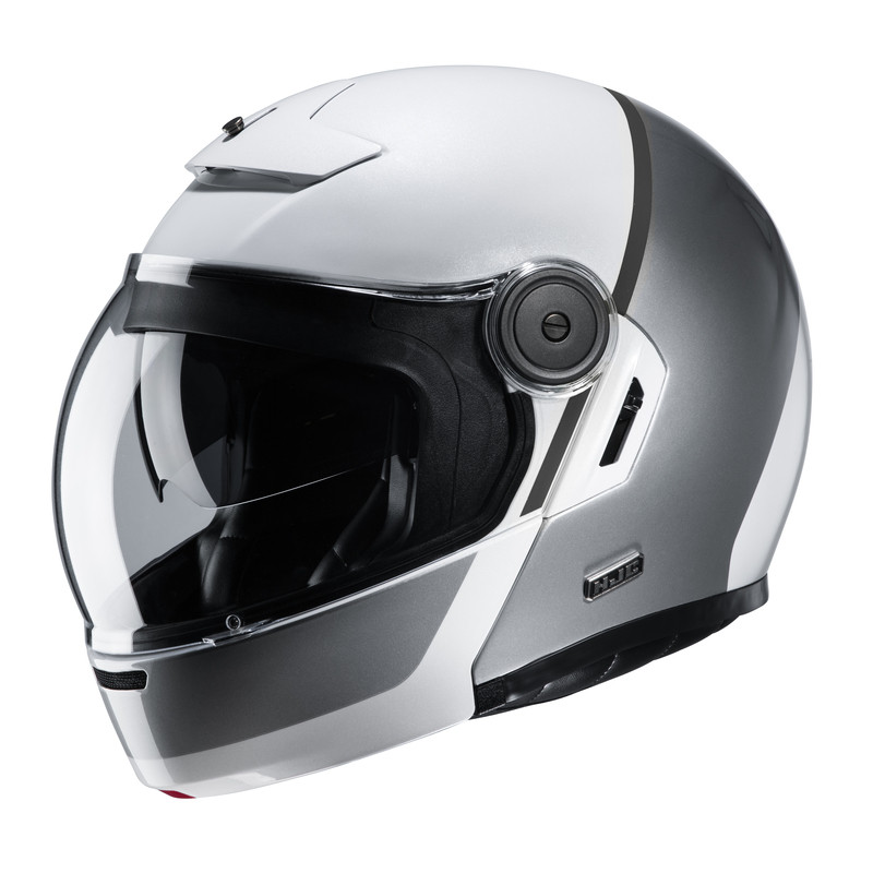 KASK HJC V90 MOBIX SILVER/WHITE 