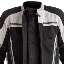 KURTKA TEKSTYLNA RST PRO SERIES VENTILATOR X CE SILVER/BLACK  (2367)