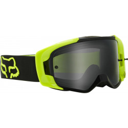 GOGLE FOX VUE STRAY BLACK/YELLOW - SZYBA DARK GREY (1 SZYBA W ZESTAWIE) ENDURO CROSS