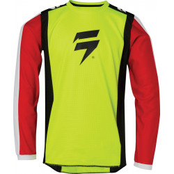 BLUZA SHIFT JUNIOR WHIT3 RACE FLO YELLOW  ENDURO CROSS