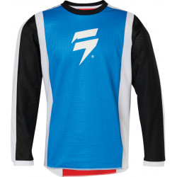 BLUZA SHIFT JUNIOR WHIT3 RACE WHITE/RED/BLUE  ENDURO CROSS