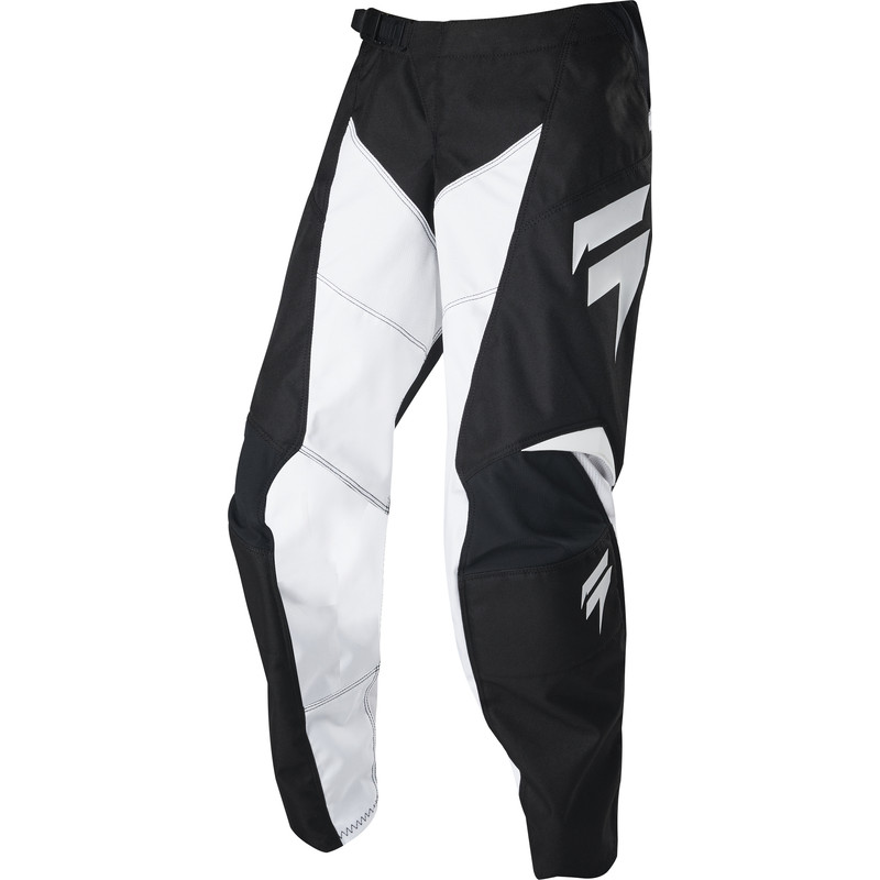 SPODNIE SHIFT JUNIOR WHIT3 RACE BLACK/WHITE  ENDURO CROSS