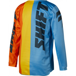 BLUZA SHIFT JUNIOR WHIT3 TARMAC ORANGE/BLUE  ENDURO CROSS