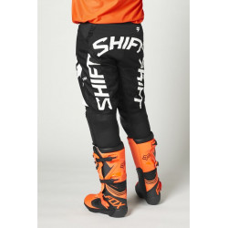 SPODNIE SHIFT WHITE LABEL ROKR BLACK/WHITE  ENDURO CROSS