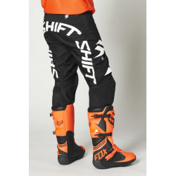 SPODNIE SHIFT WHITE LABEL ROKR BLACK/WHITE  ENDURO CROSS