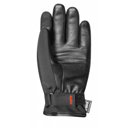 RĘKAWICE SKÓRZANO-TEKSTYLNE RACER WILDRY BLACK 