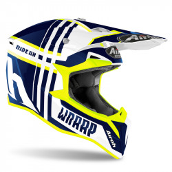 KASK AIROH WRAAP BROKEN BLUE GLOSS 