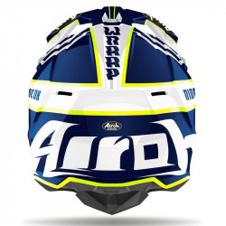 KASK AIROH WRAAP BROKEN BLUE GLOSS 