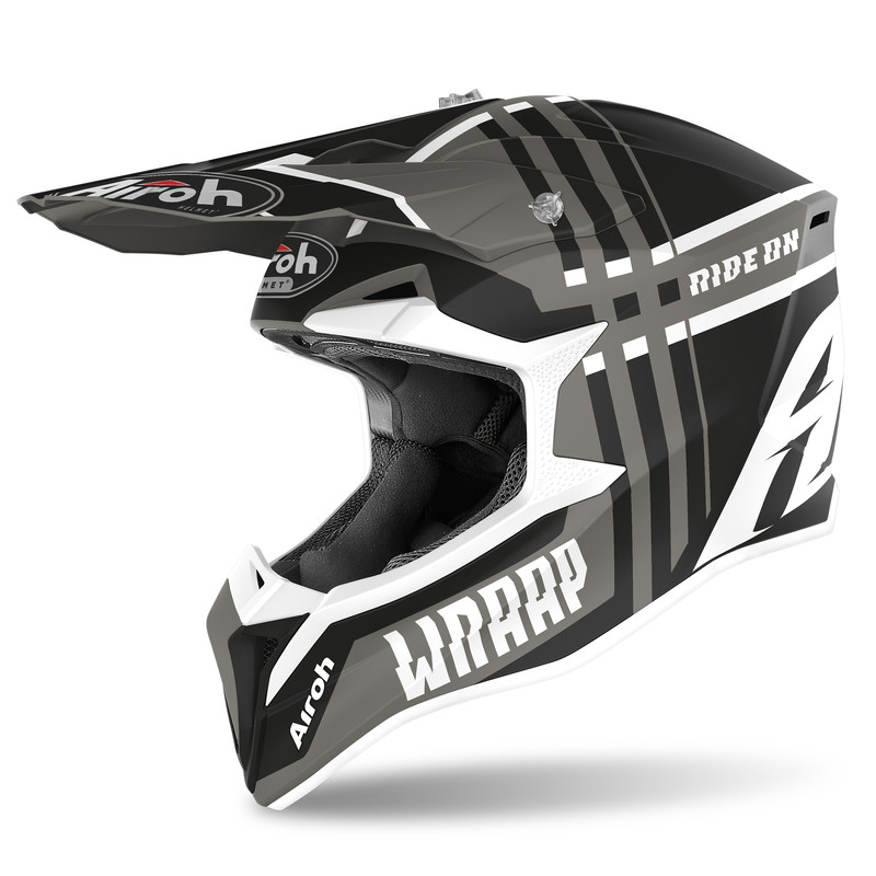 KASK AIROH WRAAP BROKEN ANTHRACITE MATT 