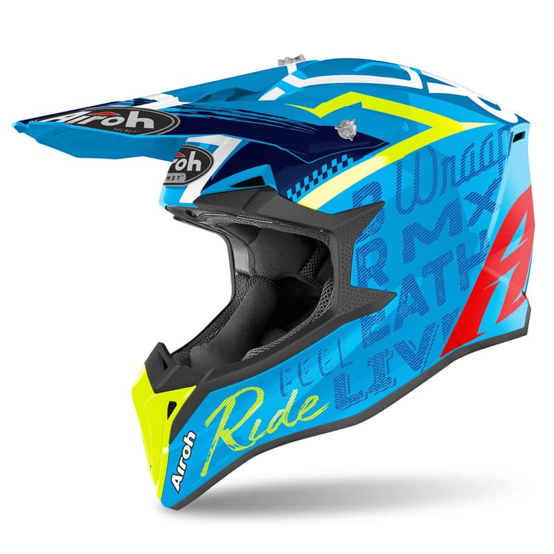 KASK AIROH WRAAP STREET AZURE GLOSS 