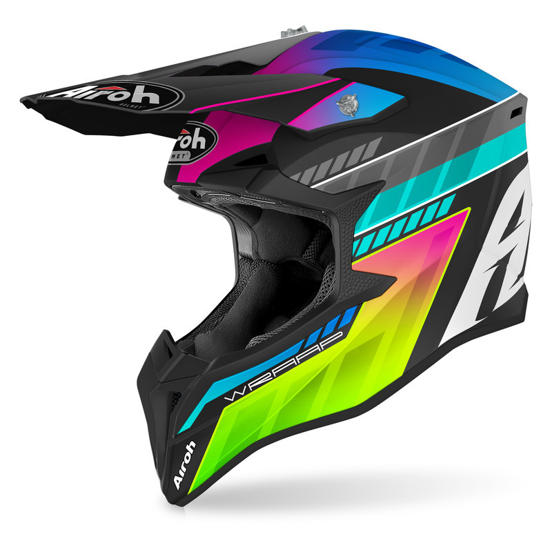 KASK AIROH JUNIOR WRAAP PRISM MATT 