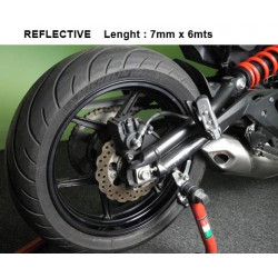 REFLECTIVE STICKER STRIP KEITI BLACK