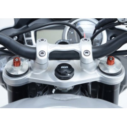 ZAŚLEPKA NA PÓŁKĘ, TRIUMPH STREET TRIPLE RX 15- / KAWASAKI H2 / H2R, BLACK