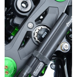 ZAŚLEPKA NA PÓŁKĘ, TRIUMPH STREET TRIPLE RX 15- / KAWASAKI H2 / H2R, BLACK