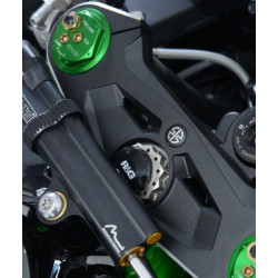 ZAŚLEPKA NA PÓŁKĘ, TRIUMPH STREET TRIPLE RX 15- / KAWASAKI H2 / H2R, BLACK