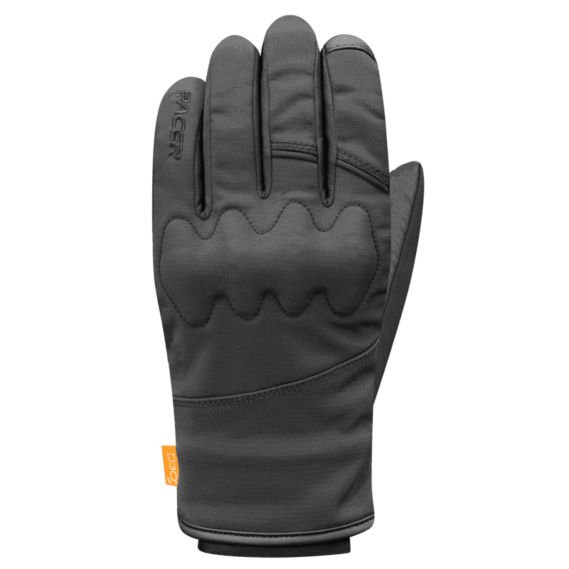 RĘKAWICE SKÓRZANO-TEKSTYLNE RACER ZEPH WDS [GORE-TEX] BLACK 