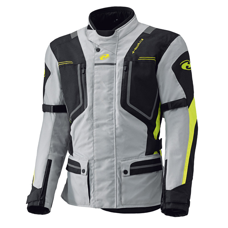 KURTKA TEKSTYLNA HELD ZORRO GREY/FLUO YELLOW 