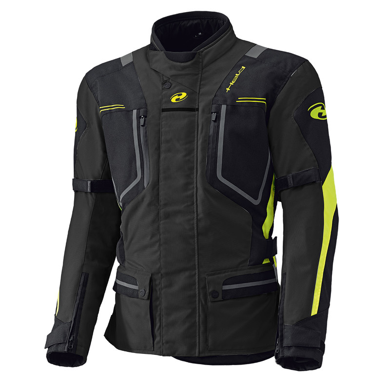 KURTKA TEKSTYLNA HELD ZORRO BLACK/FLUO YELLOW 