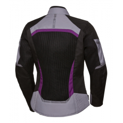 KURTKA TEKSTYLNA IXS LADY ANDORRA AIR BLACK/GREY/PURPLE 