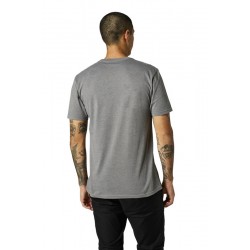 T-SHIRT FOX PYRE POCKET PREMIUM HEATHER GRAPHITE  ENDURO CROSS